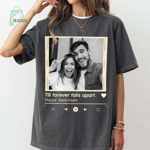 Custom Song Name Shirt Birthday Gift,Anniversary Gift For Boyfriend,Vintage Photo Shirt,Artist Name Shirt,Girlfriend Music Love,Family Shirt