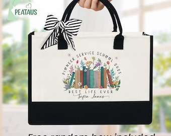 Personalized Pioneer School Tote Bag, Pioneer Service School Tote, JW gift, Pioneer School Gift Bag, Best Life Ever Bag,JW Pioneer 2025 Gift