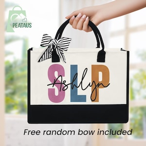 Speech Language Pathologist Gift, SLP Tote Bag, Speech Therapy, Speech Therapist Gift, SLP Gifts, Speech Pathology, SLP Grad Gift, Therapist