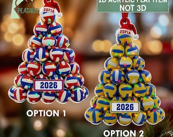 Volleyball Christmas Tree Ornament,Volleyball Team Gift,Volleyball Senior,Sport Ornament,Volleyball Coach Gift,Volleyball Player,Sport Lover