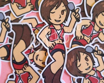 Pegatina MEIKO Vocaloid de 3"