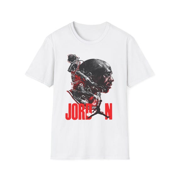 Basketball Legend Michael Jordan Slam Dunk Graphic Tee, Basketball