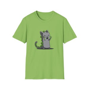 Niedliches Katzen Dinosaurier T-Shirt