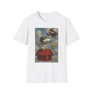Vintage Aviator Snoopy VS The Red Baron T-Shirt