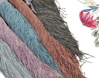 Pastel colored matte finish thin french bullion wire, Fine french wire for beaders, Purl for Tambour Luneville and Goldwork Hand Embroidery