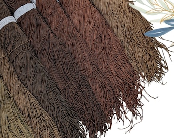 Shades of Brown matte finish thin french bullion wire, Fine french wire for beaders, Purl for Tambour Luneville eembroidery