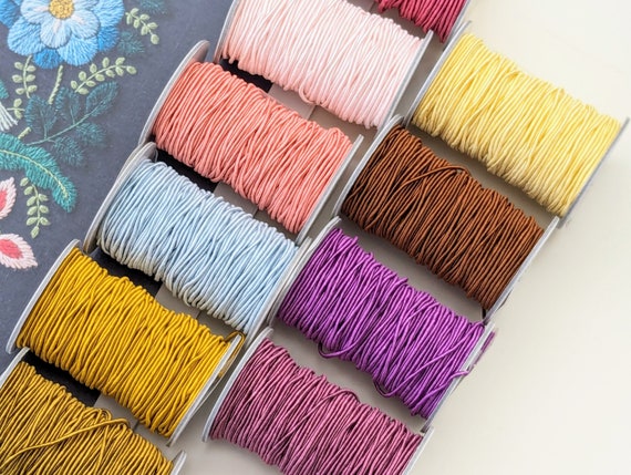 Artisan Italian Gimp Thread: Luxury Embroidery Supplies from Italy, Gimp for embroidery - Sold by 2 yards length