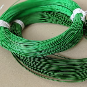 Purl Pearl in Green color, Stiff Gimp Wire/French Wire for Tambour Goldwork, Green Gilt Jaceron, French Wire Green,Purl in  for Needlepoint