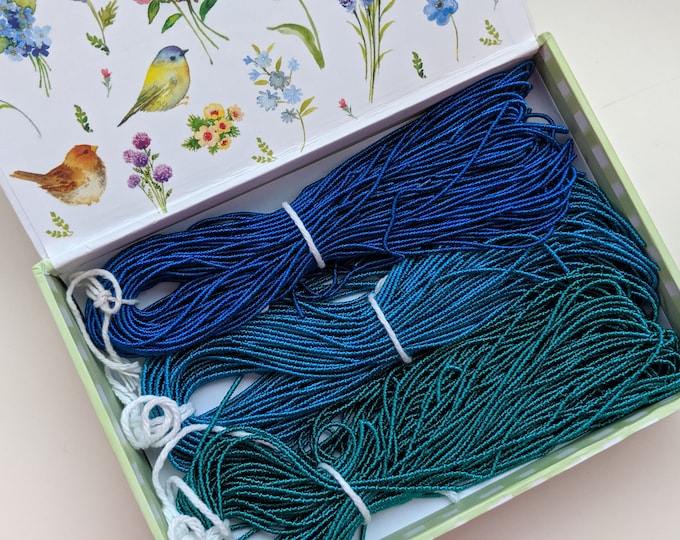 Silk Purl for Hand Embroidery Goldwork Threads in Navy Blue - Etsy