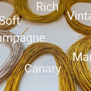 Purl Pearl or Jaceron used in goldwork embroidery or wire to outline embroidery designs