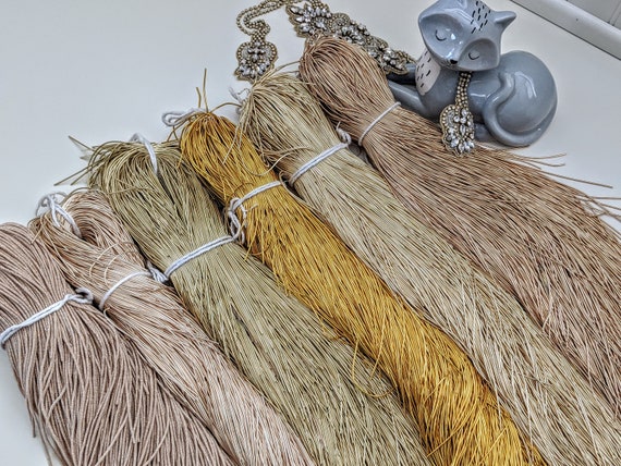 Goldwork Embroidery Wire, French Bullion Purl, Metallic Thread