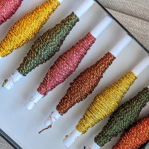 Gold Gilt Gimp Embroidery Cord: Twisted Metallic Thread, 2mm