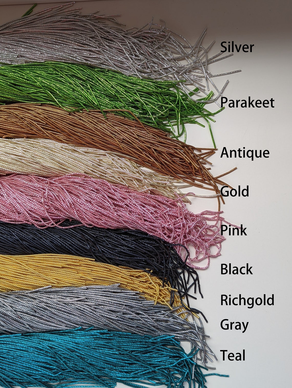 Spiral French Bullion Wire for Hand Embroidery Spiral Purl Etsy