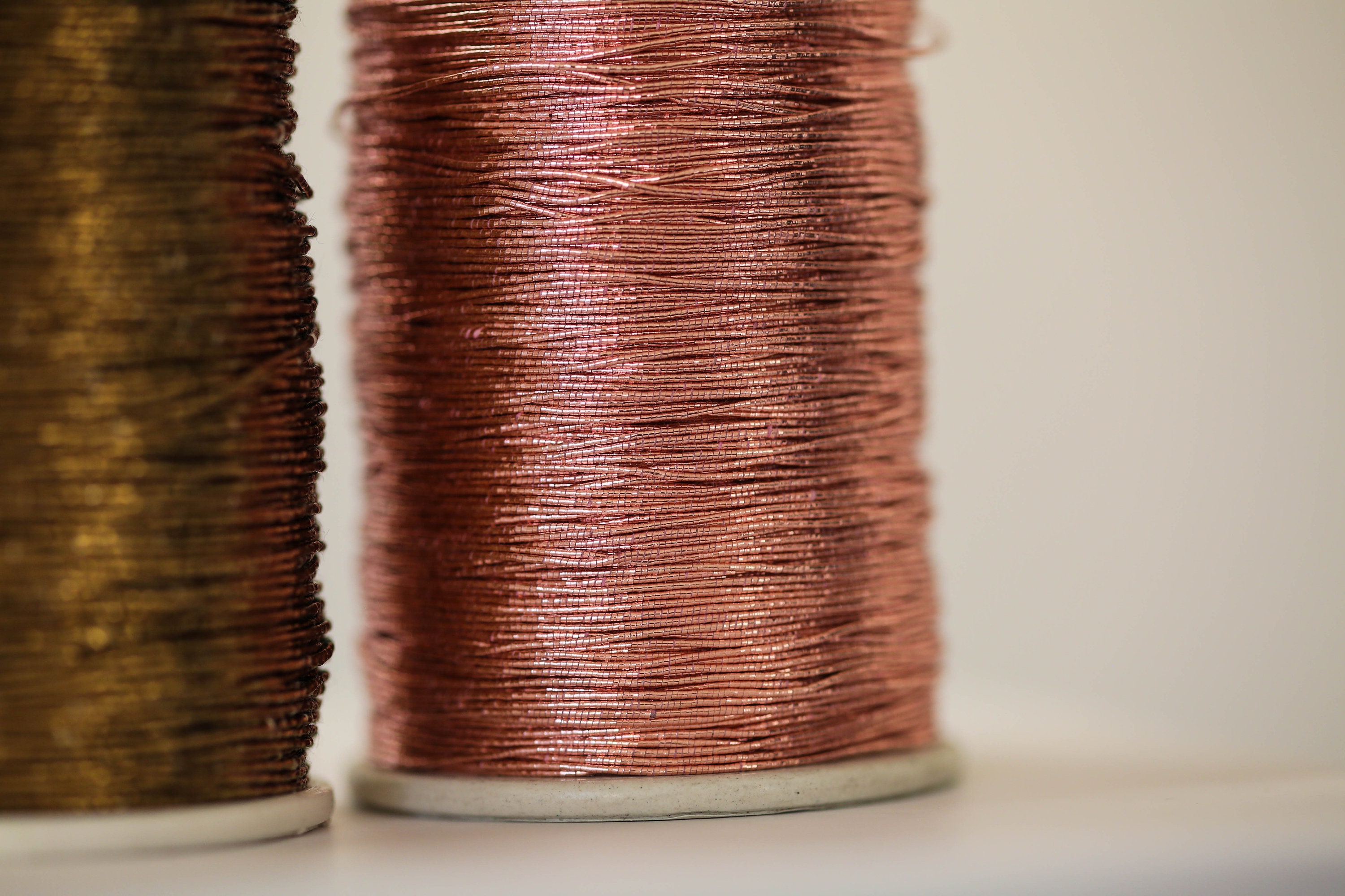 Metallic Thread for Embroidery in Antique Gold Rose Gold and Etsy