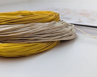 Best Goldwork Supplies, Pearl Purl Wire for Goldwork Embroidery, Jaceron Metallic Wire, Tambour Embroidery, Luneville Embroidery Supplies