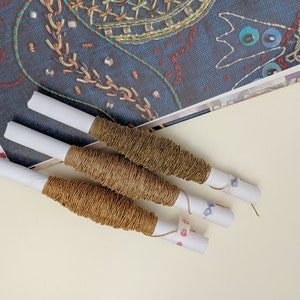 Goldwork cord, Goldwork threads buy, thread for couching in goldwork embroidery, tambour, needlepoint, metallic cords, gimp cords