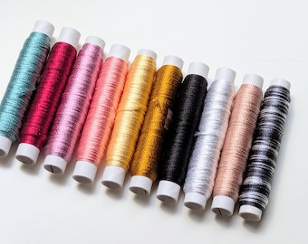 100% Silk Twisted Embroidery Thread |  Tambour and Hand Embroidery Supplies