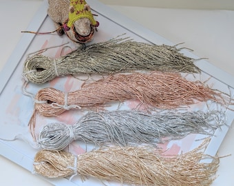 Bright Check Purl in Gold Silver Rosegold Colors for Tambour Embroidery/Wire Check Purl/Frieze Check Purl