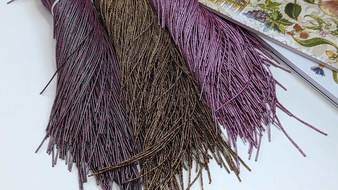 Rough Purl for Traditional Metal Embroidery, French Bullion Wire for ...