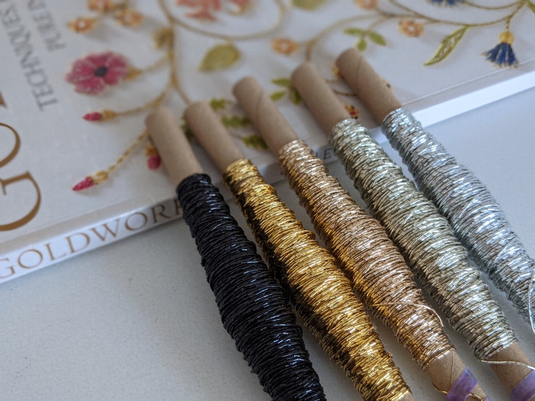 Metallic Goldwork Embroidery Thread, Japan Thread, Gilt Thread, Couture ...
