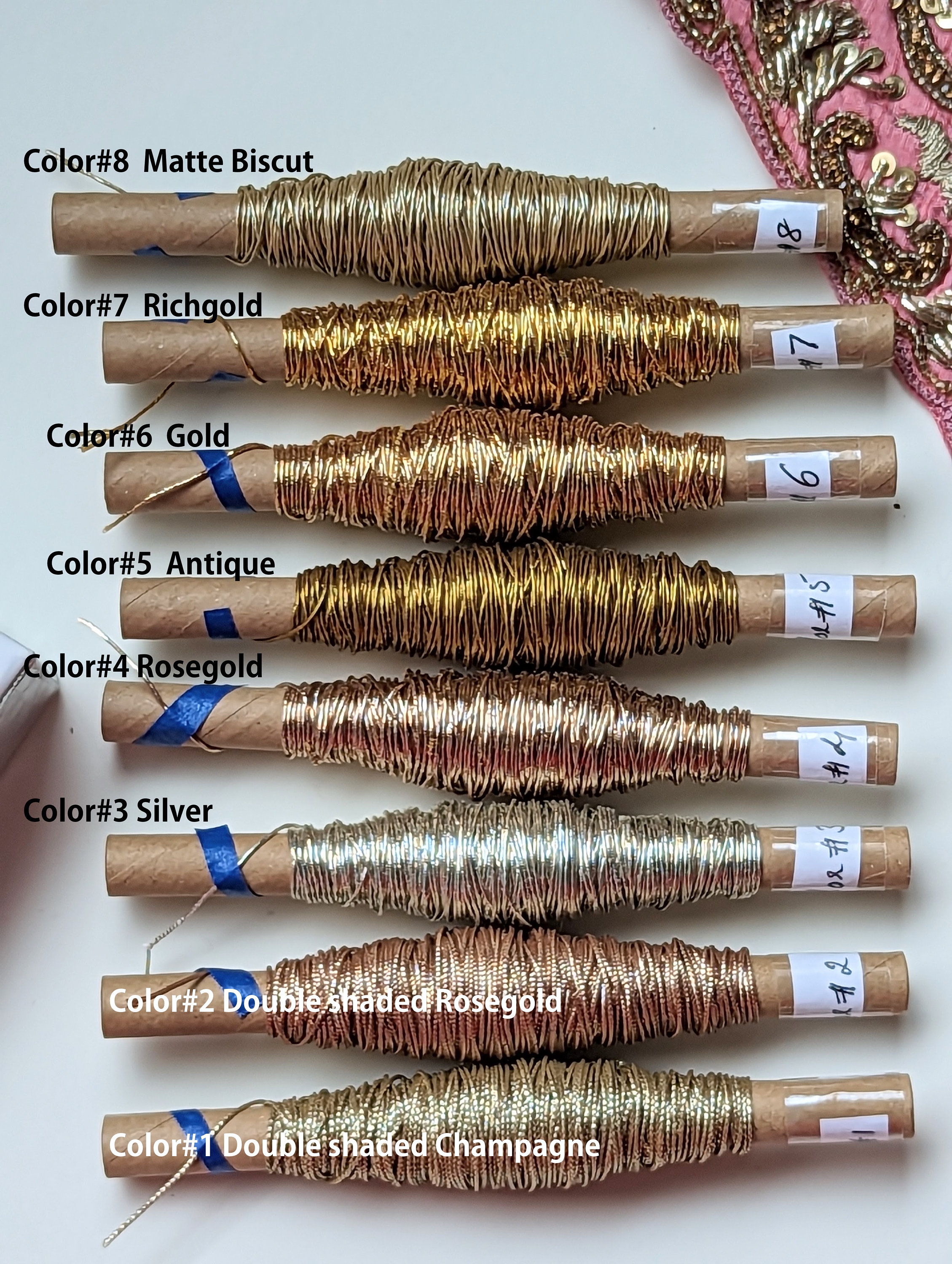 Best Rounded Couching Thread for Metalwork, Goldwork or Tambour Hand ...