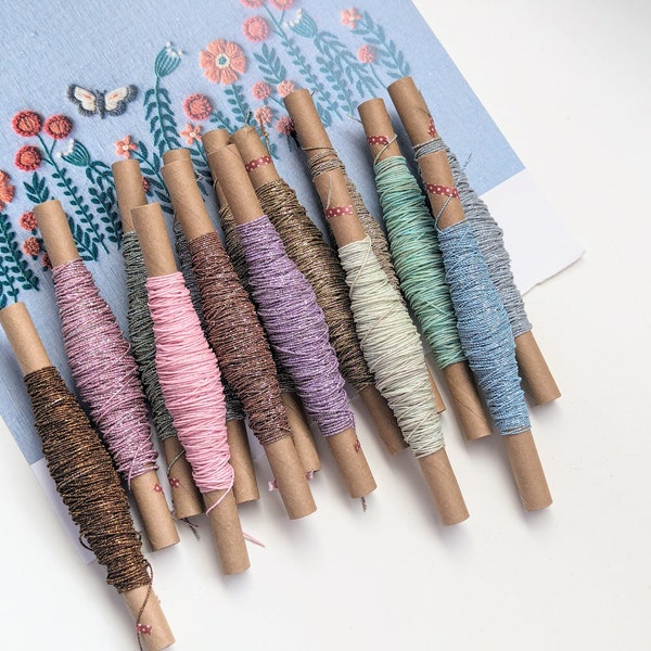 Sparkling Glitter Thread for Embroidery and Crafts