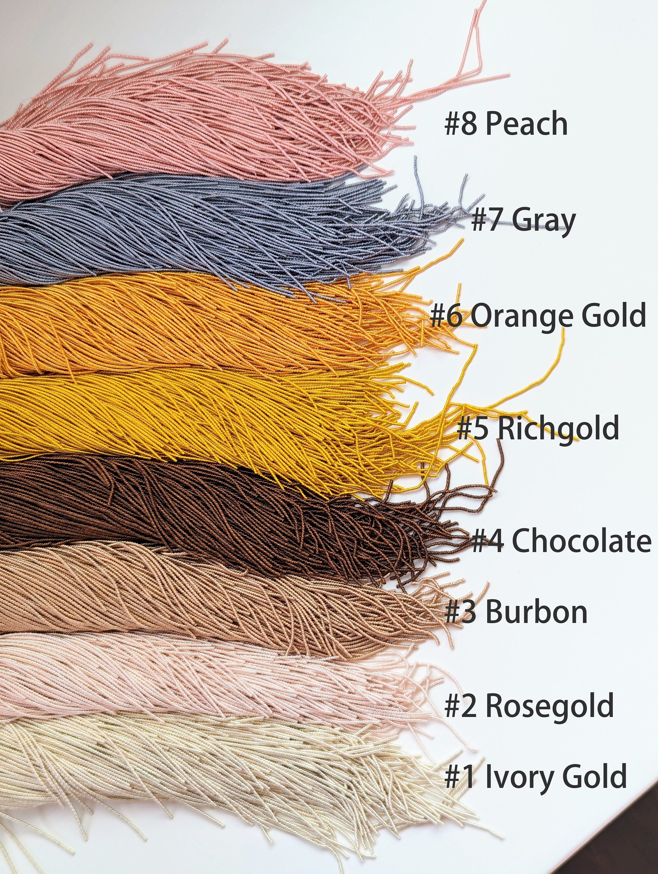 Purl Threads Folded Silk Purl, Metallic Purl Thread for Luxurious Goldwork ...