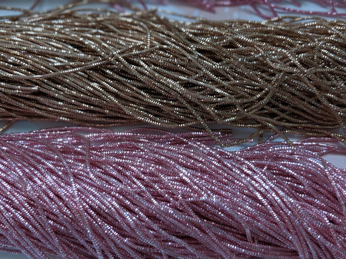 Bright Check Purl, Goldwork Embroidery Wire, Pink Hazel Colors - Etsy