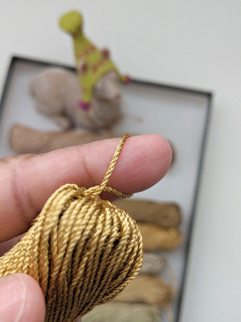 Twisted Cord for Goldwork Embroidery Elizabeth Twist S Twist Etsy