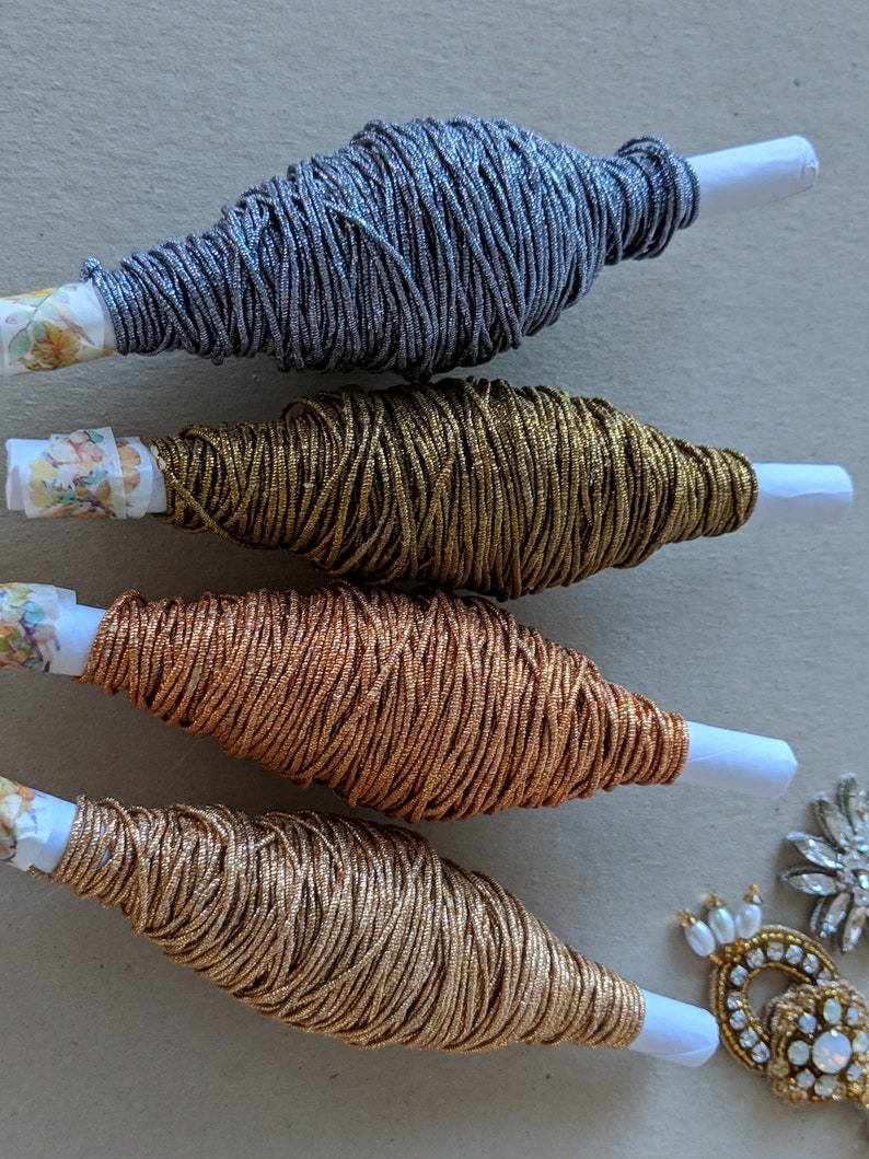 Passing Thread Goldwork Embroidery Couching 371 Lurex Thread Etsy