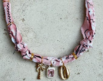 Vacation Bandana Necklace – Bold Statement Jewelry for Everyday Wear