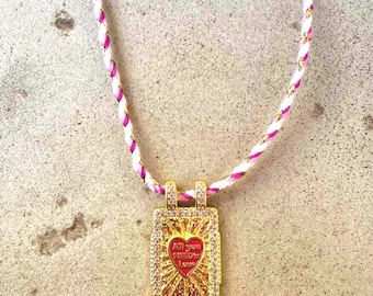 All You Need is Love Pendant Necklace – Sleek and Modern Fashion Jewelry