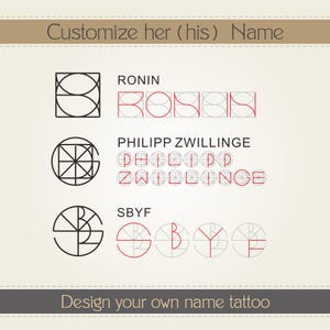 Diseño de tatuaje con nombre, logotipo personalizado, logotipo listo para usar, logotipo de TikTok, logotipo de tatuaje, nombre de tatuaje, logotipo minimalista, logotipo de monograma, regalo para el Día del Padre
