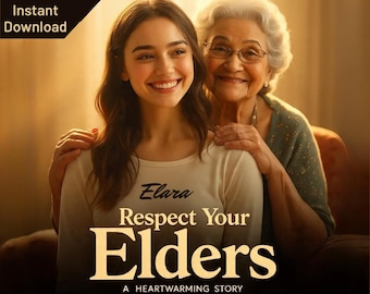 Respect Your Elders: 8-Min Calming Audio Story for Kids With Sleeping Background Sound Written By Me I Advisable Your Child becomes the Star