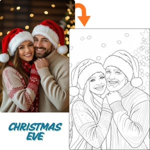 10 custom coloring pages created from your personal photos. Personalized photo-to-sketch service for adults and kids. High-quality line art delivered within 24 hours. Perfect DIY coloring book gift and custom party activity from my Etsy shop.