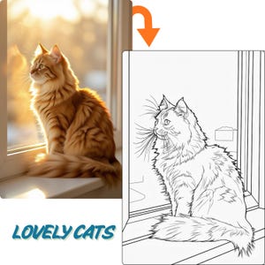 10 custom coloring pages created from your personal photos. Personalized photo-to-sketch service for adults and kids. High-quality line art delivered within 24 hours. Perfect DIY coloring book gift and custom party activity from my Etsy shop.