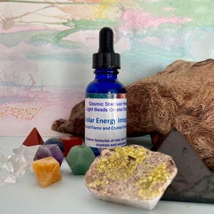 Solar Energy Integration Crystal and Sacred Flame Essence Blend