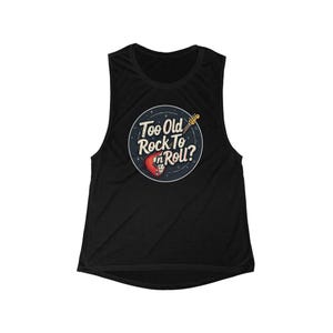 Gift, Rock & Roll Muscle Tank Top - Perfect for Concerts, Summer Days, Casual Outfits, Gift for Music Lovers, Relaxed Fit