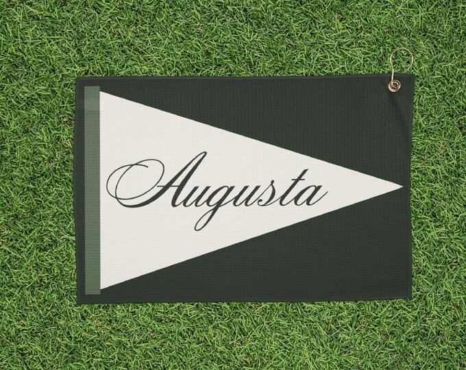 Augusta Flag Golf Towel