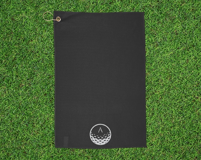 Personalized Golf Ball Golf Towel - Golf Ball