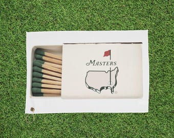 Masters Augusta Golf Towel | Matchbox Logo, Golfer Gift
