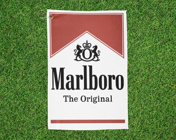 Vintage Cigarette Golf Towel