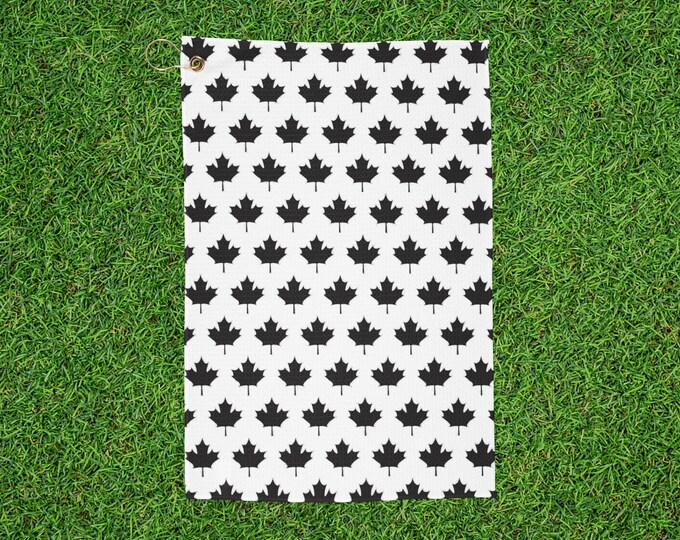Canada Maple Leaf Golf Towel