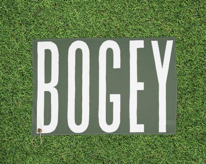 Golf Towel - 'BOGEY' Design