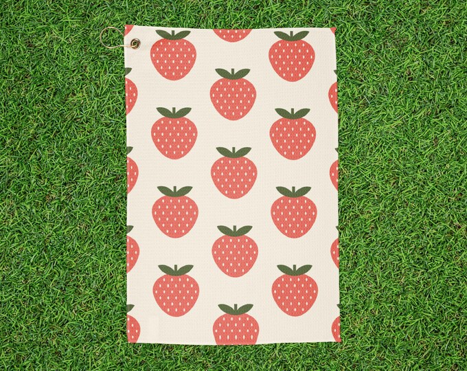 Strawberry Golf Towel