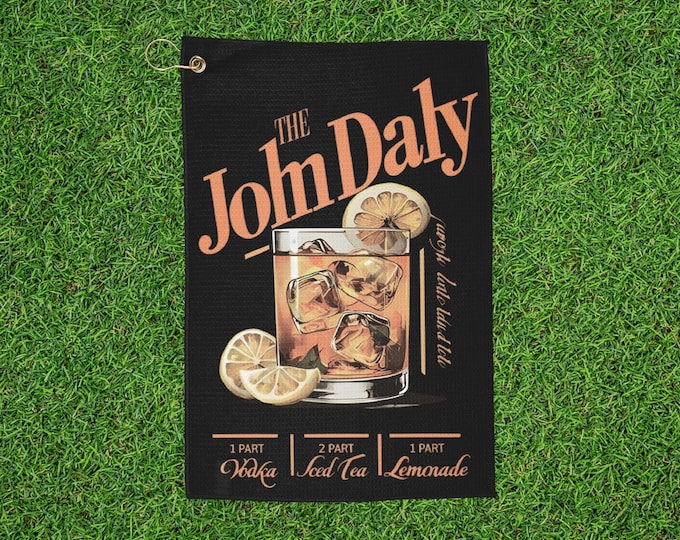 John Daly Cocktail Golf Towel