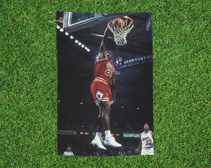 Michael Jordan Basketball Slam Dunk Towel