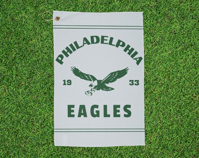 Philadelphia Eagles Golf Towel | Vintage 1933 Eagle Logo