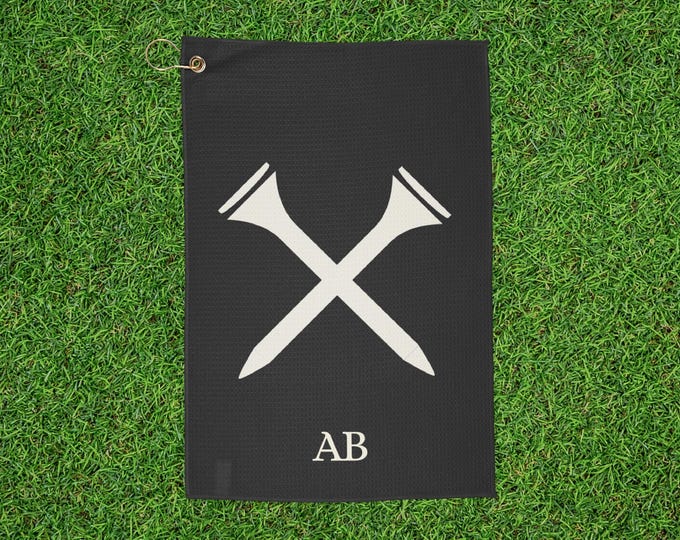 Personalized Tee Golf Towel