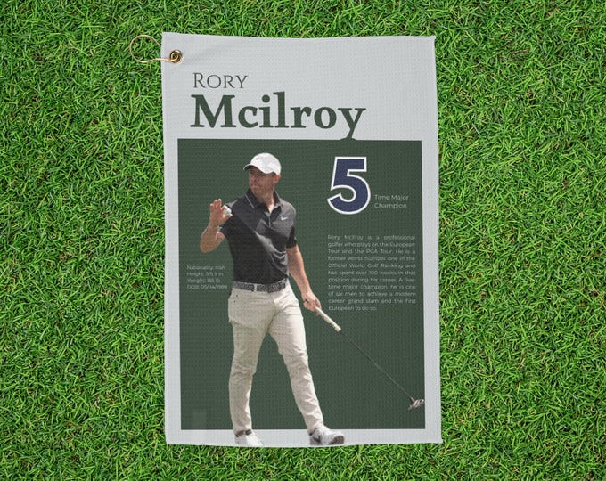 Rory Mcilroy Golf Towel